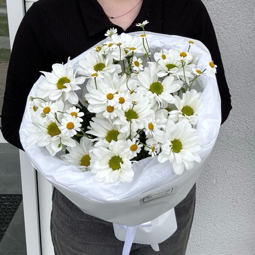 Букет с ромашками