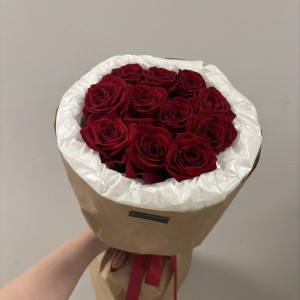 ️Моно букет алых роз Bloom Room