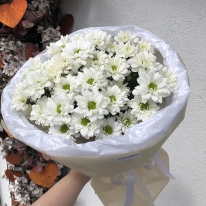 Букет стойких белых ромашек Bloom Room