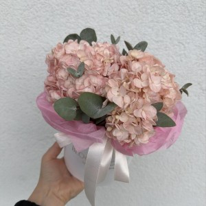 Милая коробочка гортензия и эвкалипт Bloom room