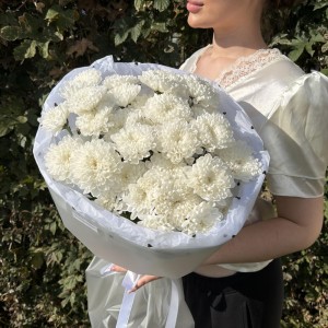 Пушистая хризантема в оформлении Bloom room