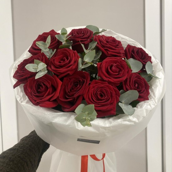 ️Букет прекрасных алых роз Bloom room