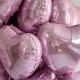 «Розовое сердце» воздушный шар фольгированный с гелием