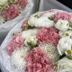 Летний букет с диантусом, ромашкой и эустомой BLOOM ROOM