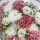 Летний букет с диантусом, ромашкой и эустомой BLOOM ROOM