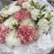 Летний букет с диантусом, ромашкой и эустомой BLOOM ROOM