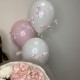 пышный букет и набор гелиевых шаров   BLOOM ROOM