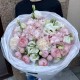 Воздушный нежно-розовый букет BLOOM ROOM, гортензия, эустома