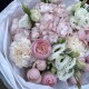 Воздушный нежно-розовый букет BLOOM ROOM, гортензия, эустома