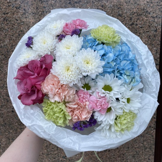 Круглый дофаминовый букет BLOOM ROOM