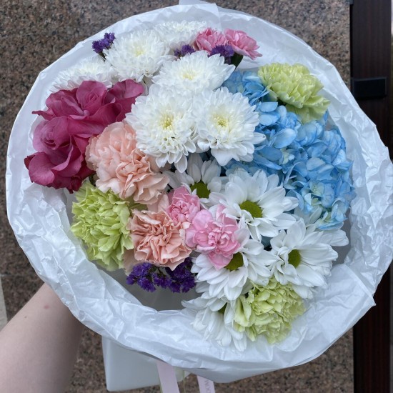 Круглый дофаминовый букет BLOOM ROOM