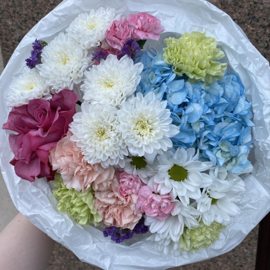 Круглый дофаминовый букет BLOOM ROOM
