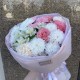 Авторский букет в розово-белой гамме BLOOM ROOM
