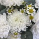 ️  Воздушная белая сумочка с хризантемой BLOOM ROOM