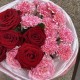 Красно-малиновый букет BLOOM ROOM