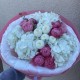 Воздушный бело-розовый букет