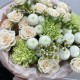 Нежный букет с кремовой кустовой розой BLOOM ROOM