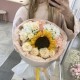 Осенний букет с подсолнухом Bloom Room