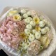 Бежевый букет  bloom room Роза гвоздика хризантема