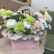 Нежная сумочка  bloom room гвоздика хризантема ромашка