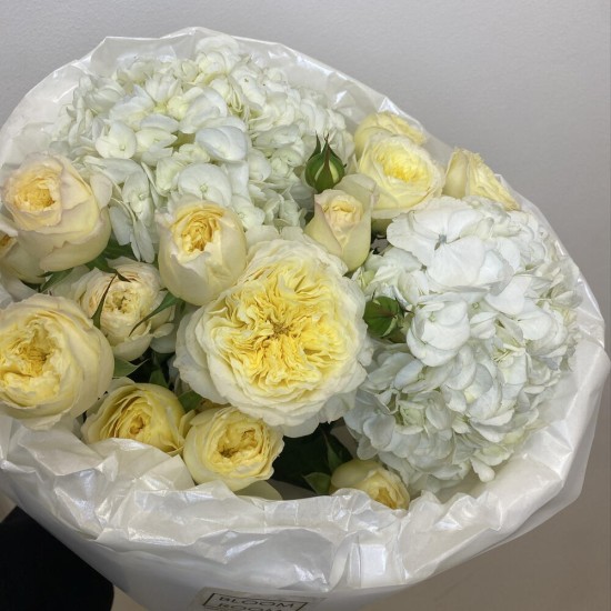 Воздушный букет Bloom room️гортензия Роза