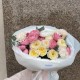 Букет с пионовидными кустовыми розами Bloom Room