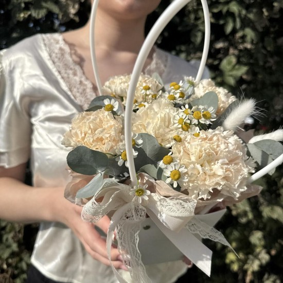 диантусы и ромашки сумочка bloom room
