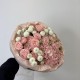 воздушный букет bloom room гортензия,роза и хризантема