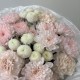 пышный букет bloom room хризантема и диантум