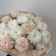бежевый букет bloom room хризантема и диантус