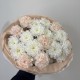бежевый букет bloom room хризантема и диантус