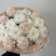 бежевый букет bloom room хризантема и диантус