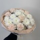 бежевый букет bloom room хризантема и диантус