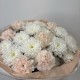 бежевый букет bloom room хризантема и диантус