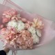 букет бабочка bloom room роза,хризантема и гортензия