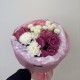 яркий букет bloom room роза и хризантема