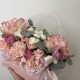 пышная сумочка bloom room гортензия,роза и хризантема