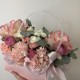 пышная сумочка bloom room гортензия,роза и хризантема