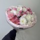роскошный пышный букет хризантема и пионовидная роза bloom room