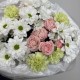 дофаминовый букет bloom room хризантема,роза и диантус