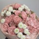 розовый букет гортензия и роза bloom room