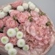 розовый букет гортензия и роза bloom room
