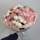 розовый букет гортензия и роза bloom room