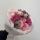 авторский букет bloom room роза и хризантема
