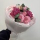 авторский букет bloom room роза и хризантема