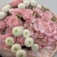 wow букет bloom room гортензия,роза и хризантема