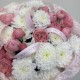 воздушный букет bloom room  хризантема и роза