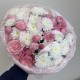 воздушный букет bloom room  хризантема и роза