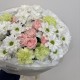 букет на день рождения bloom room хризантема,роза и диантус