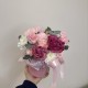 композиция без повода bloom room роза хризантема и диантус